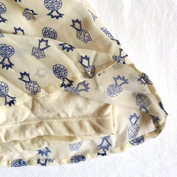 miniville pineapple print flowy summer tank top 6 months baby girl - Picture 3 of 5